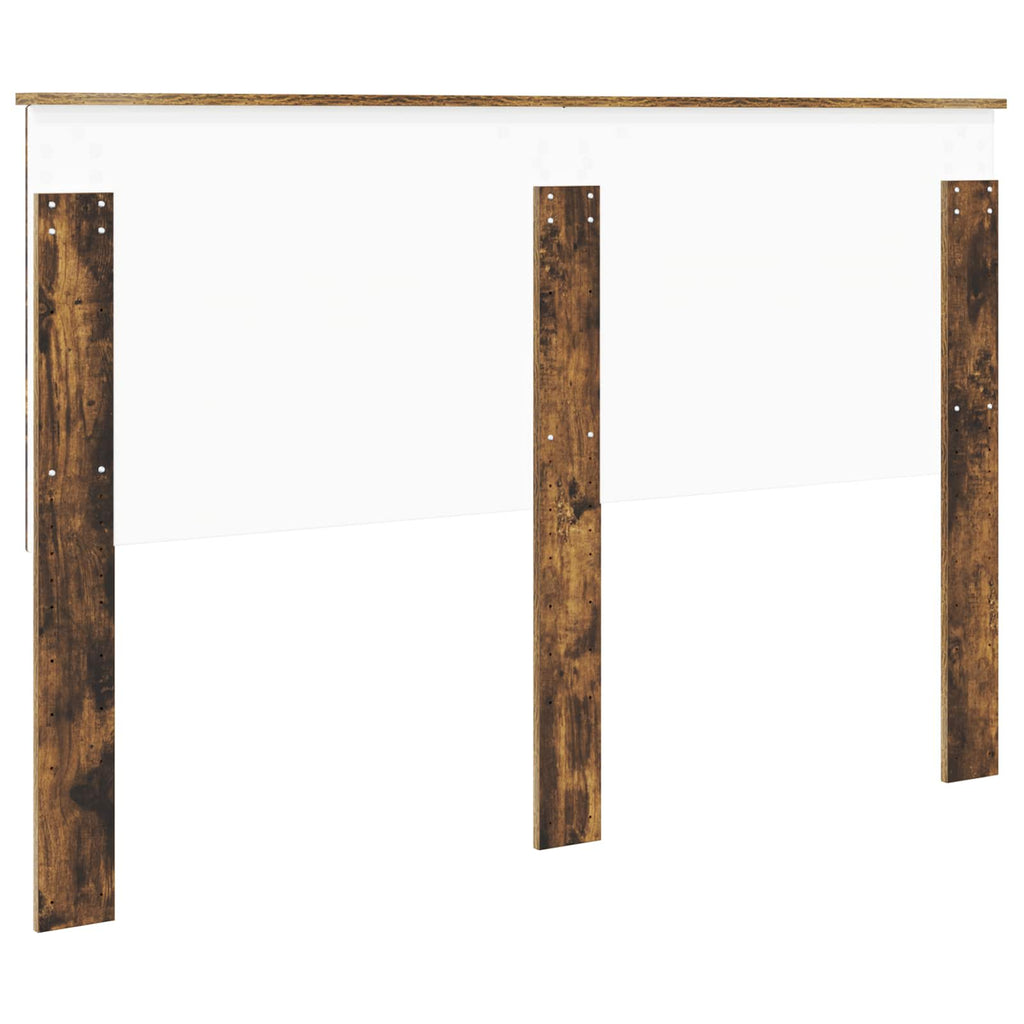 Kopfteil mit Kopfteil Geräucherte Eiche 150 cm Holzwerkstoff