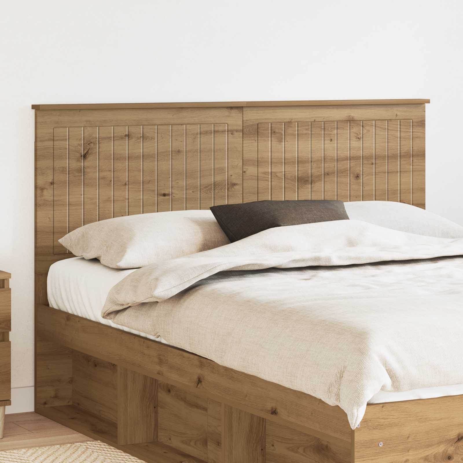Kopfteil mit Kopfteil Artisan-Eiche 150 cm Holzwerkstoff