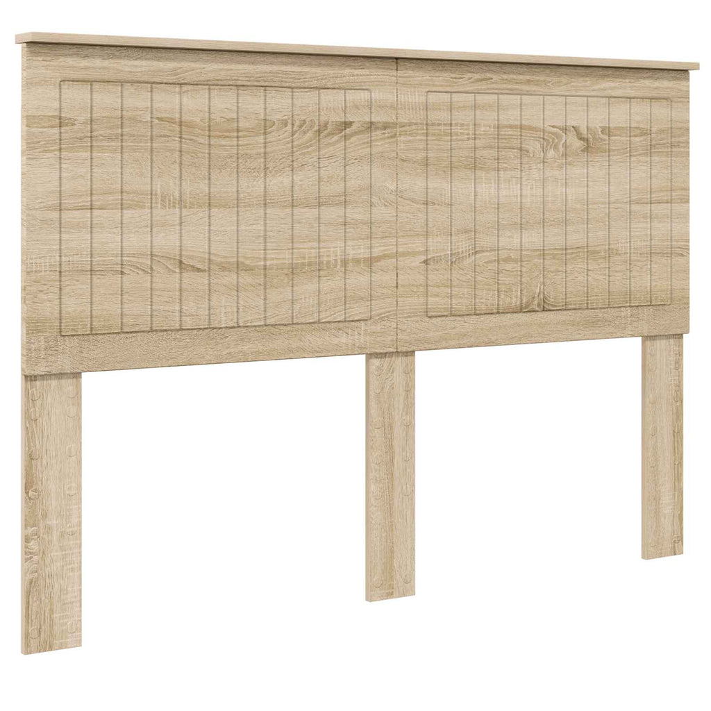 Kopfteil mit Kopfteil Sonoma-Eiche 140 cm Holzwerkstoff