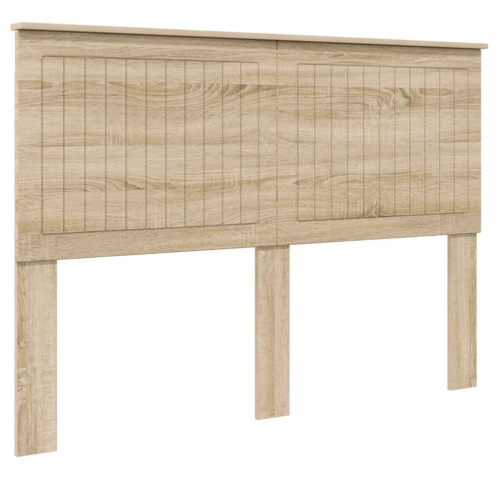 Kopfteil mit Kopfteil Sonoma-Eiche 140 cm Holzwerkstoff