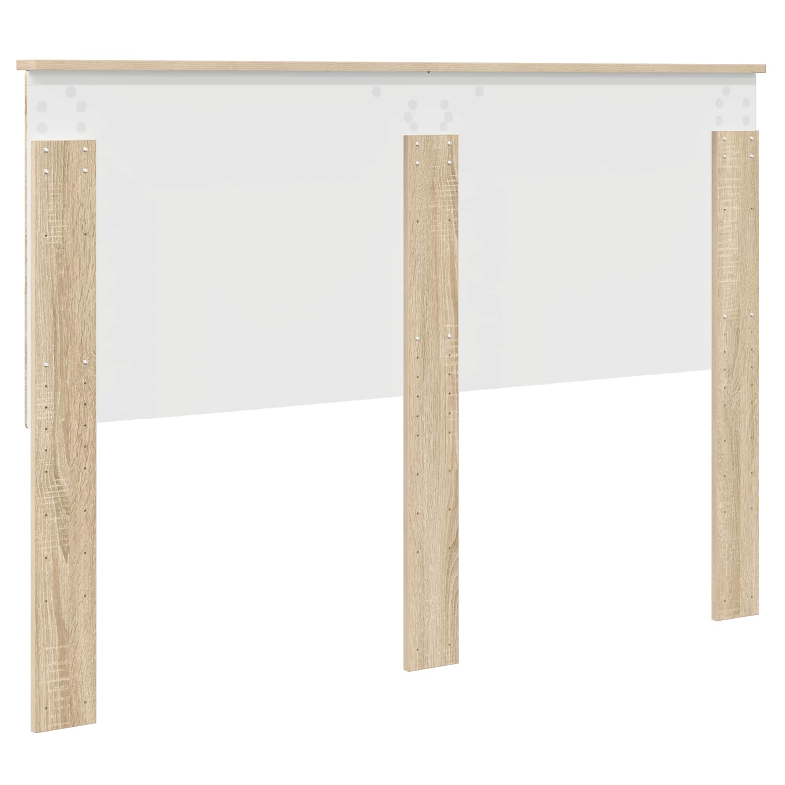 Kopfteil mit Kopfteil Sonoma-Eiche 140 cm Holzwerkstoff