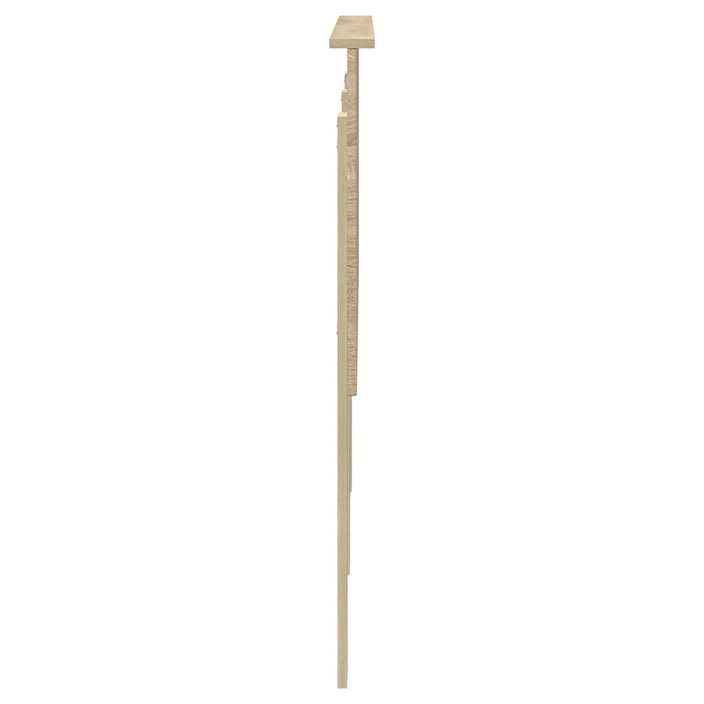 Kopfteil mit Kopfteil Sonoma-Eiche 140 cm Holzwerkstoff