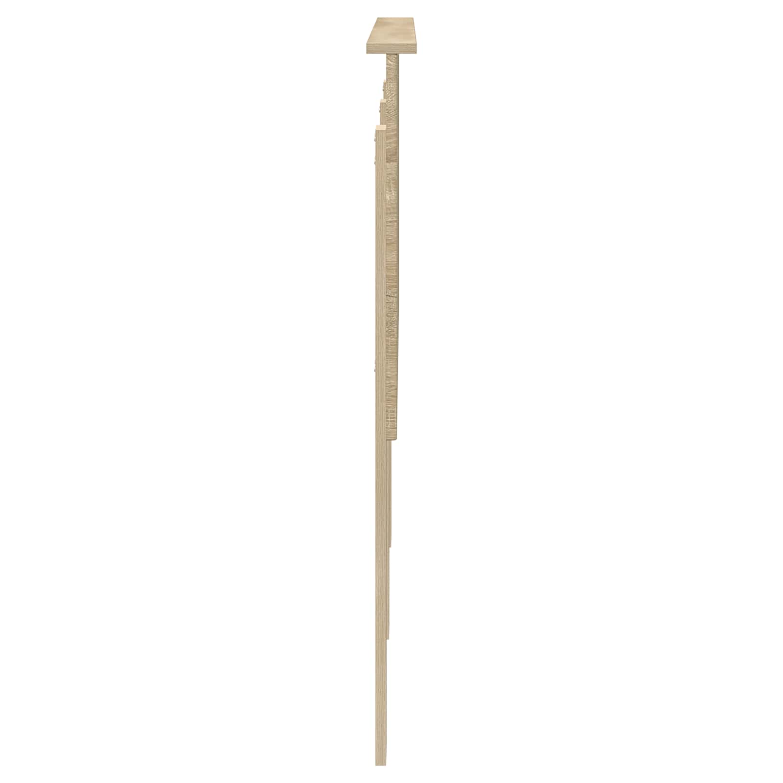 Kopfteil mit Kopfteil Sonoma-Eiche 140 cm Holzwerkstoff