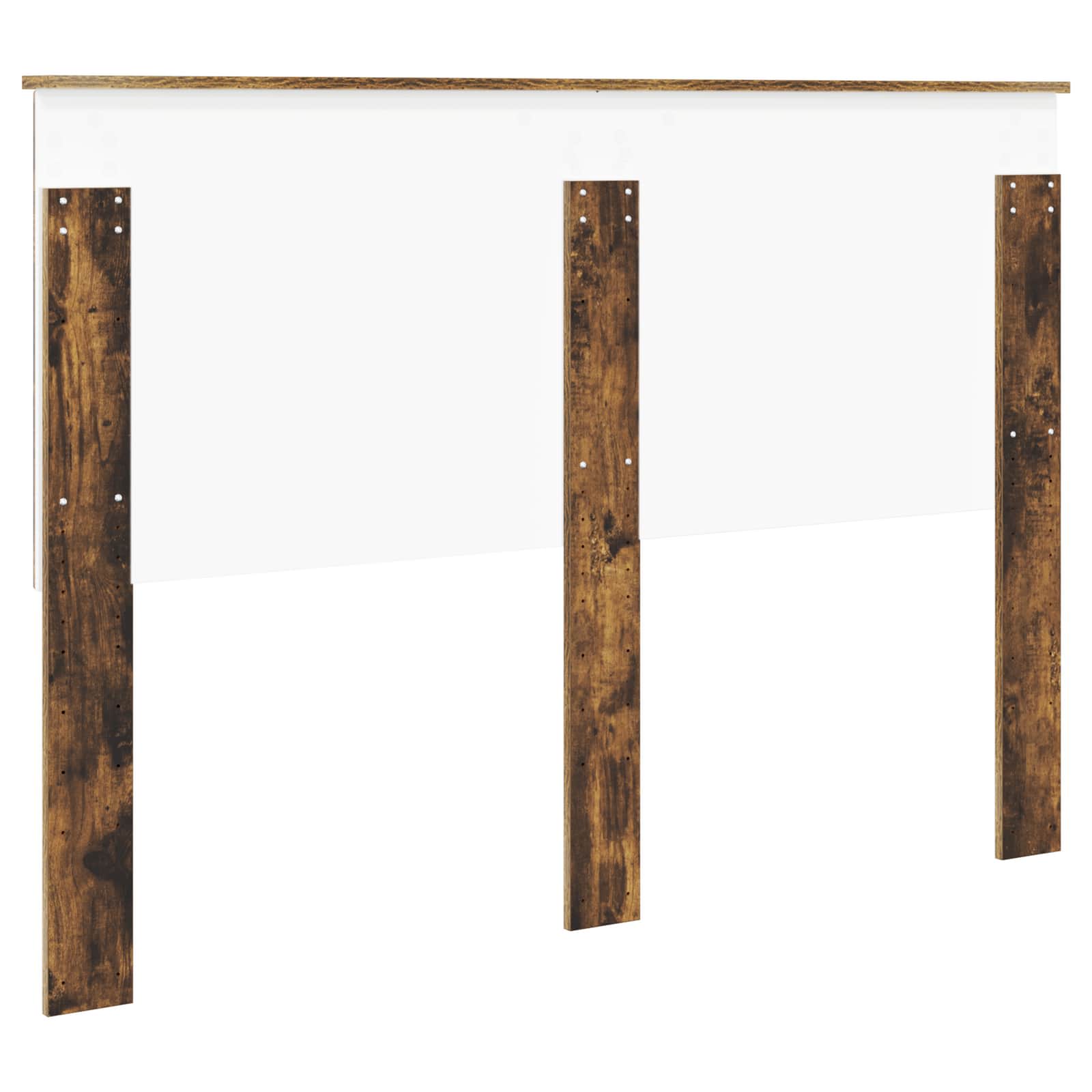 Kopfteil mit Kopfteil Geräucherte Eiche 140 cm Holzwerkstoff