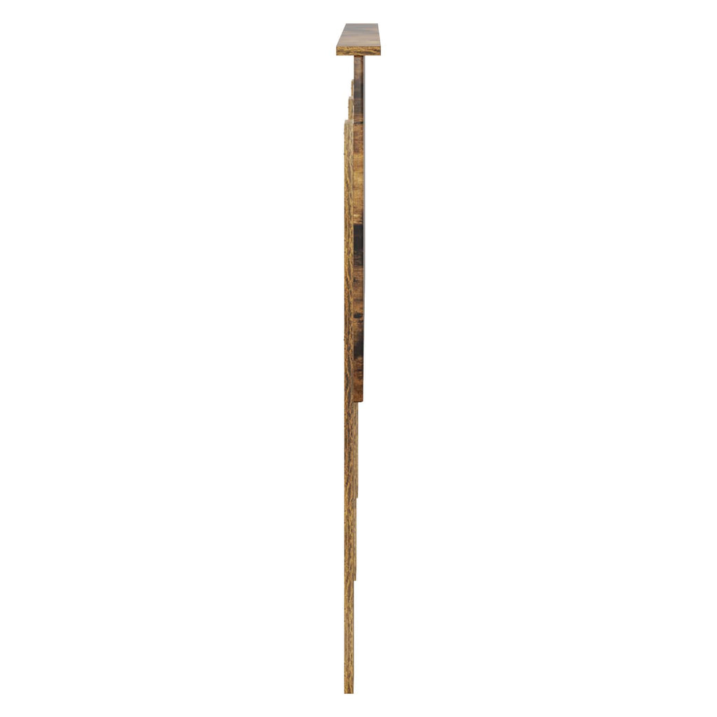 Kopfteil mit Kopfteil Geräucherte Eiche 140 cm Holzwerkstoff
