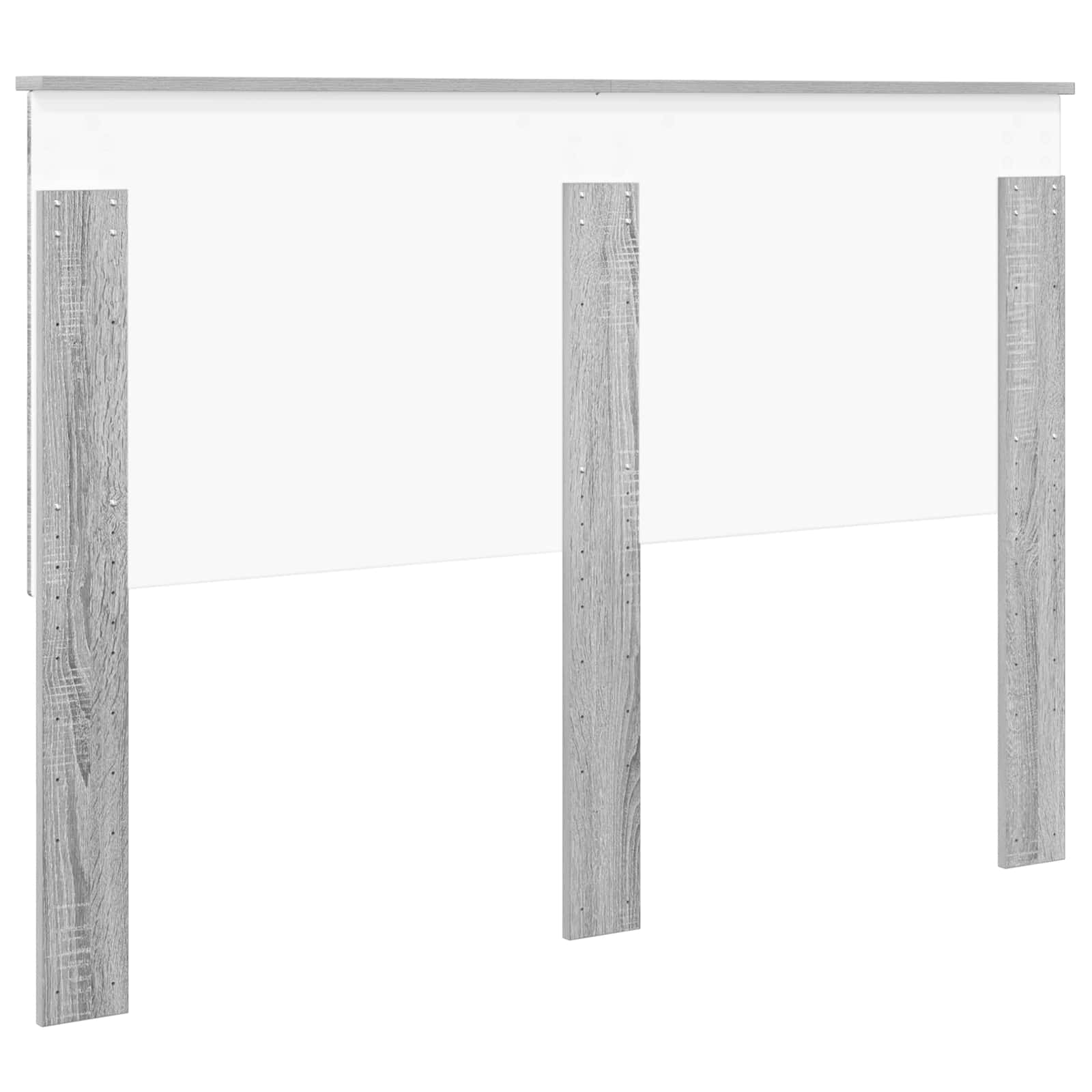 Kopfteil mit Kopfteil Graues Sonoma 140 cm Holzwerkstoff