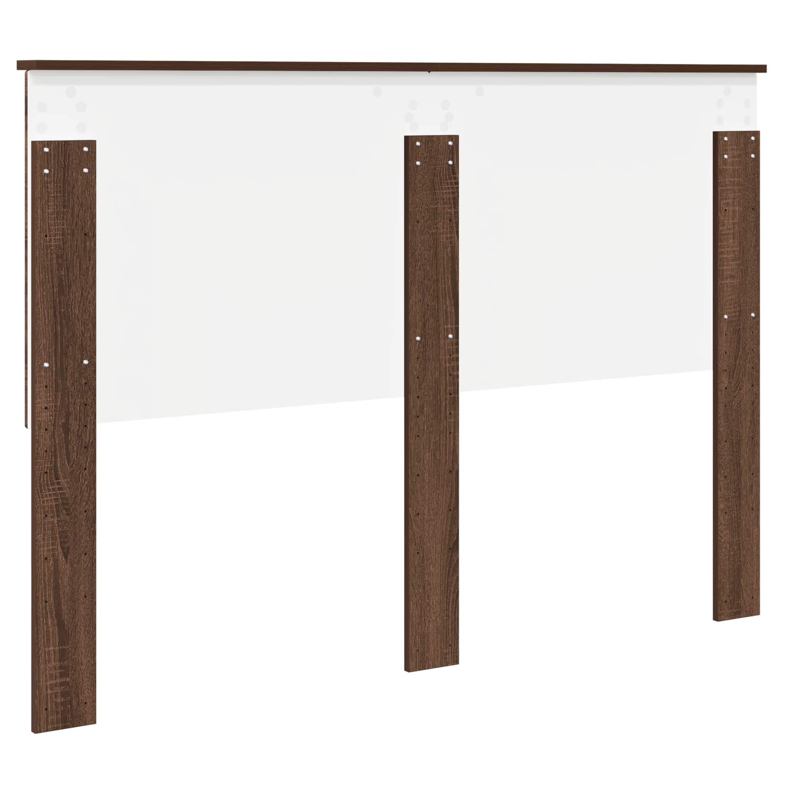 Kopfteil mit Kopfteil Braun Eichen-Optik 140 cm Holzwerkstoff