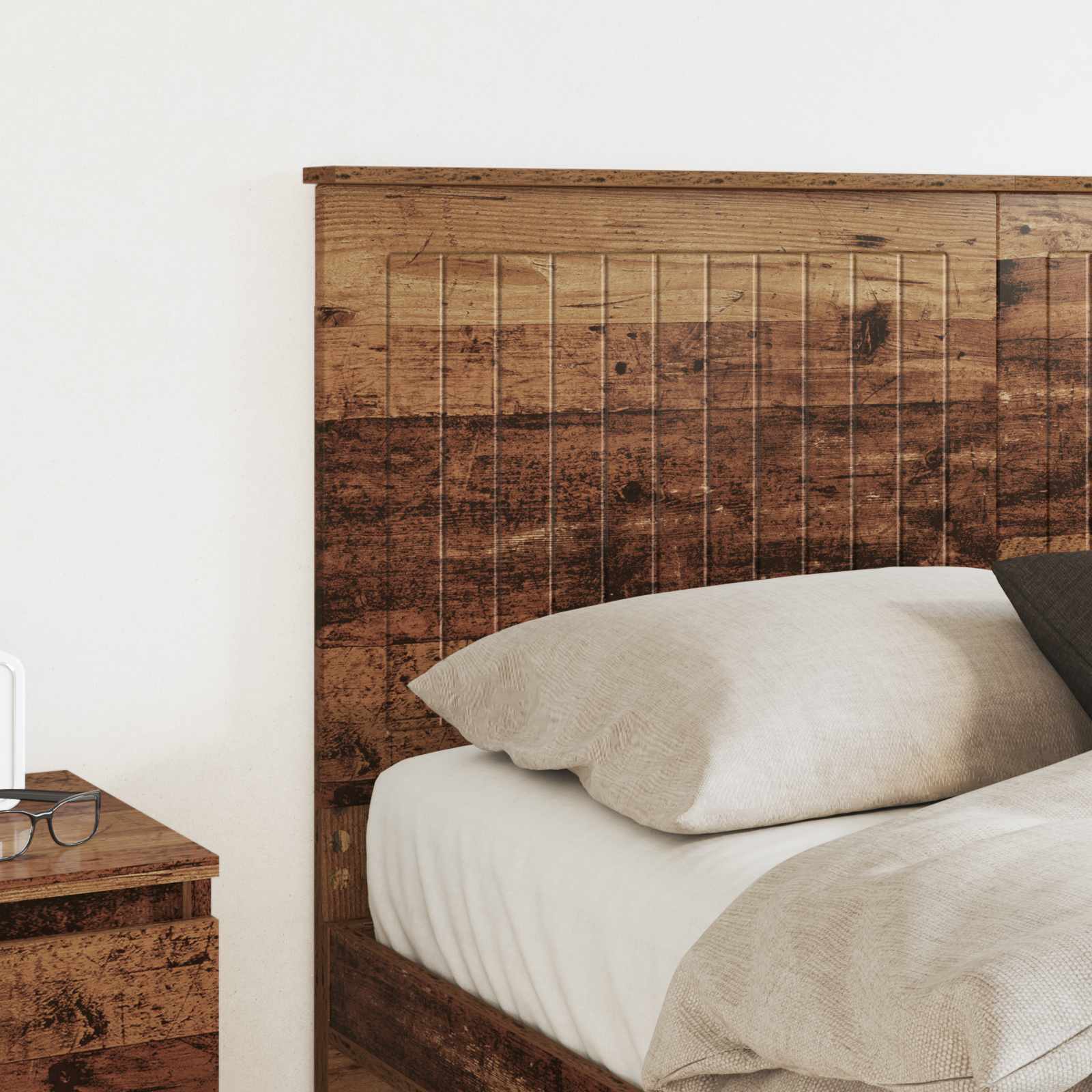 Kopfteil mit Kopfteil Altholz 140 cm Holzwerkstoff