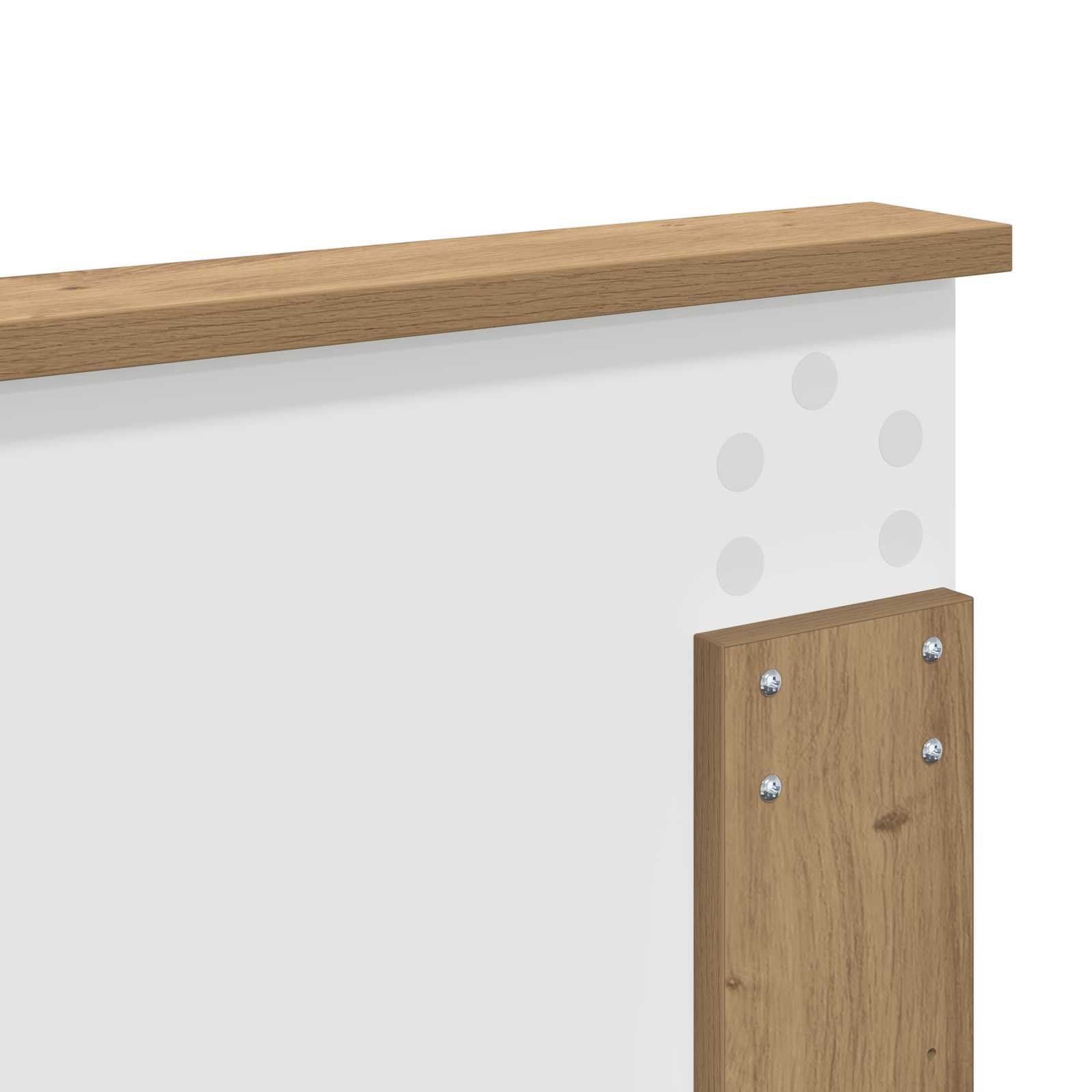 Kopfteil mit Kopfteil Artisan-Eiche 140 cm Holzwerkstoff