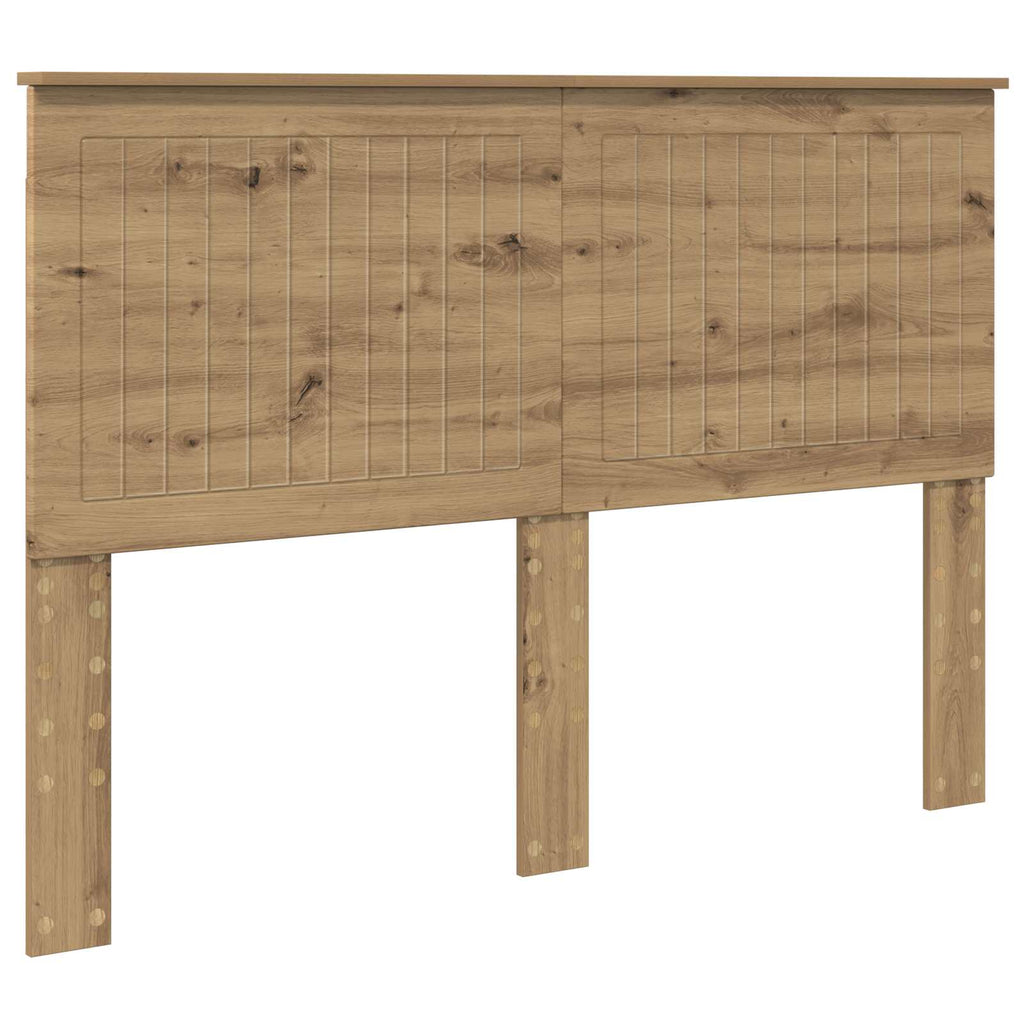 Kopfteil mit Kopfteil Artisan-Eiche 140 cm Holzwerkstoff