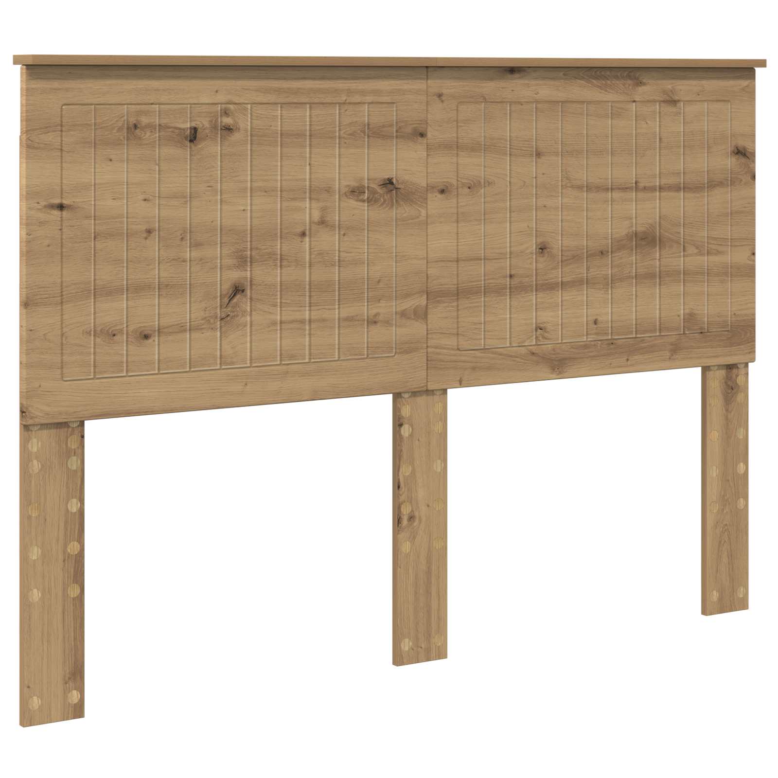 Kopfteil mit Kopfteil Artisan-Eiche 140 cm Holzwerkstoff