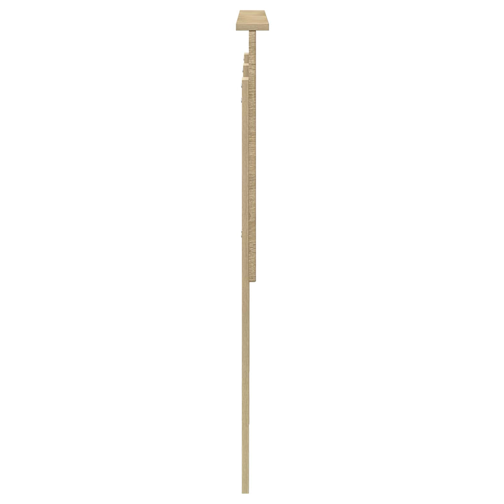 Kopfteil mit Kopfteil Sonoma-Eiche 135 cm Holzwerkstoff