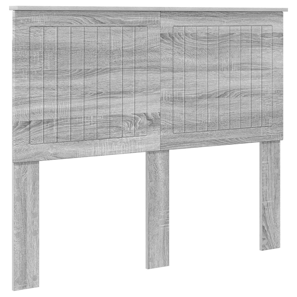 Kopfteil mit Kopfteil Graues Sonoma 135 cm Holzwerkstoff