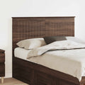Kopfteil mit Kopfteil Braun Eichen-Optik 135 cm Holzwerkstoff