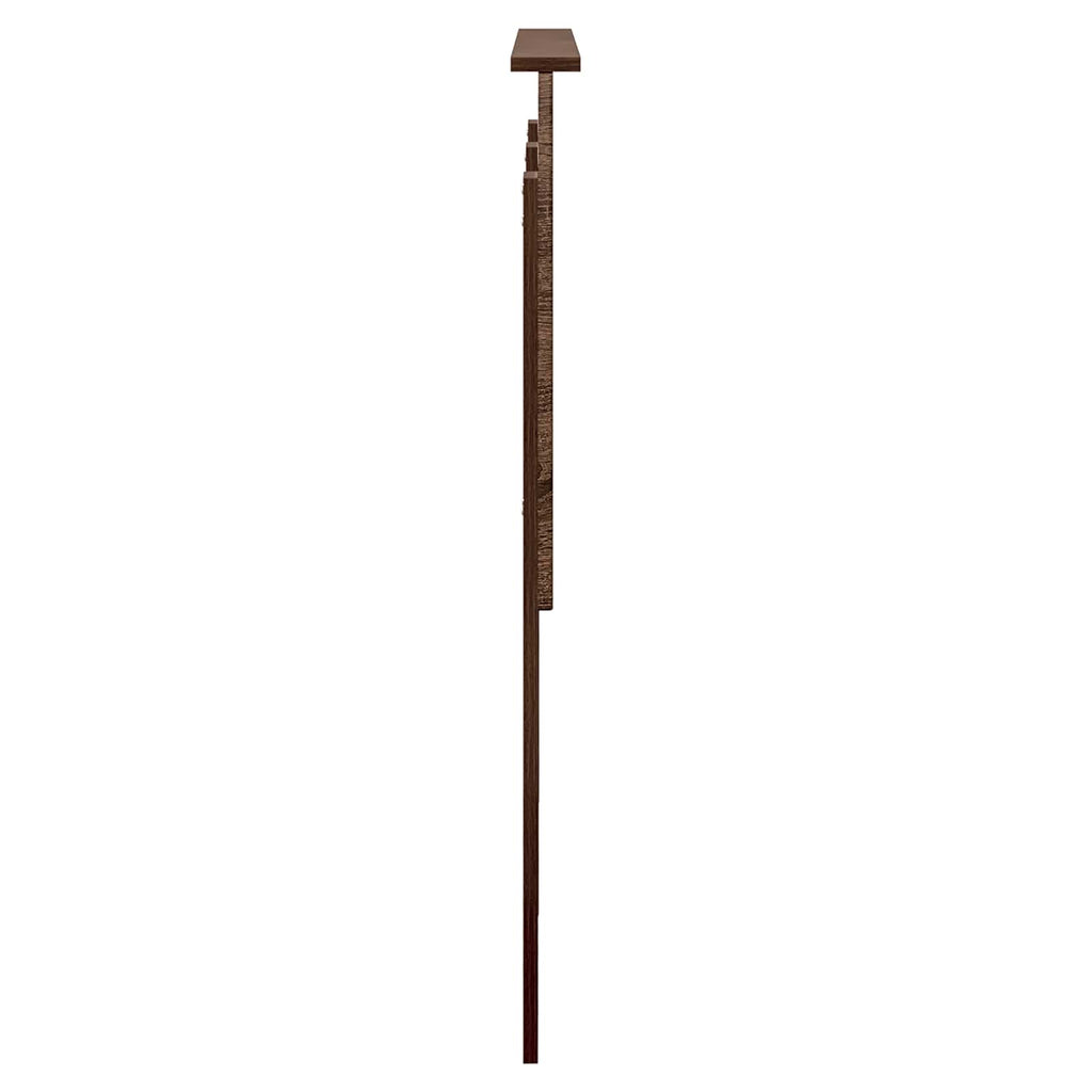 Kopfteil mit Kopfteil Braun Eichen-Optik 135 cm Holzwerkstoff