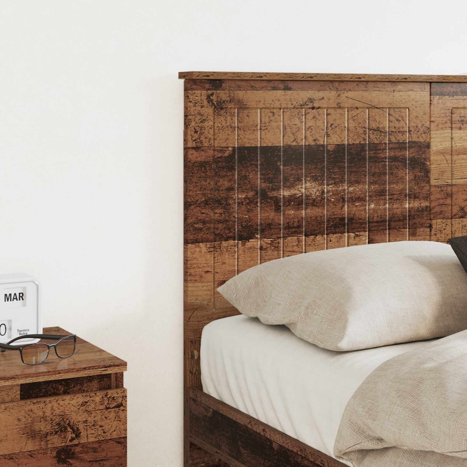 Kopfteil mit Kopfteil Altholz 135 cm Holzwerkstoff