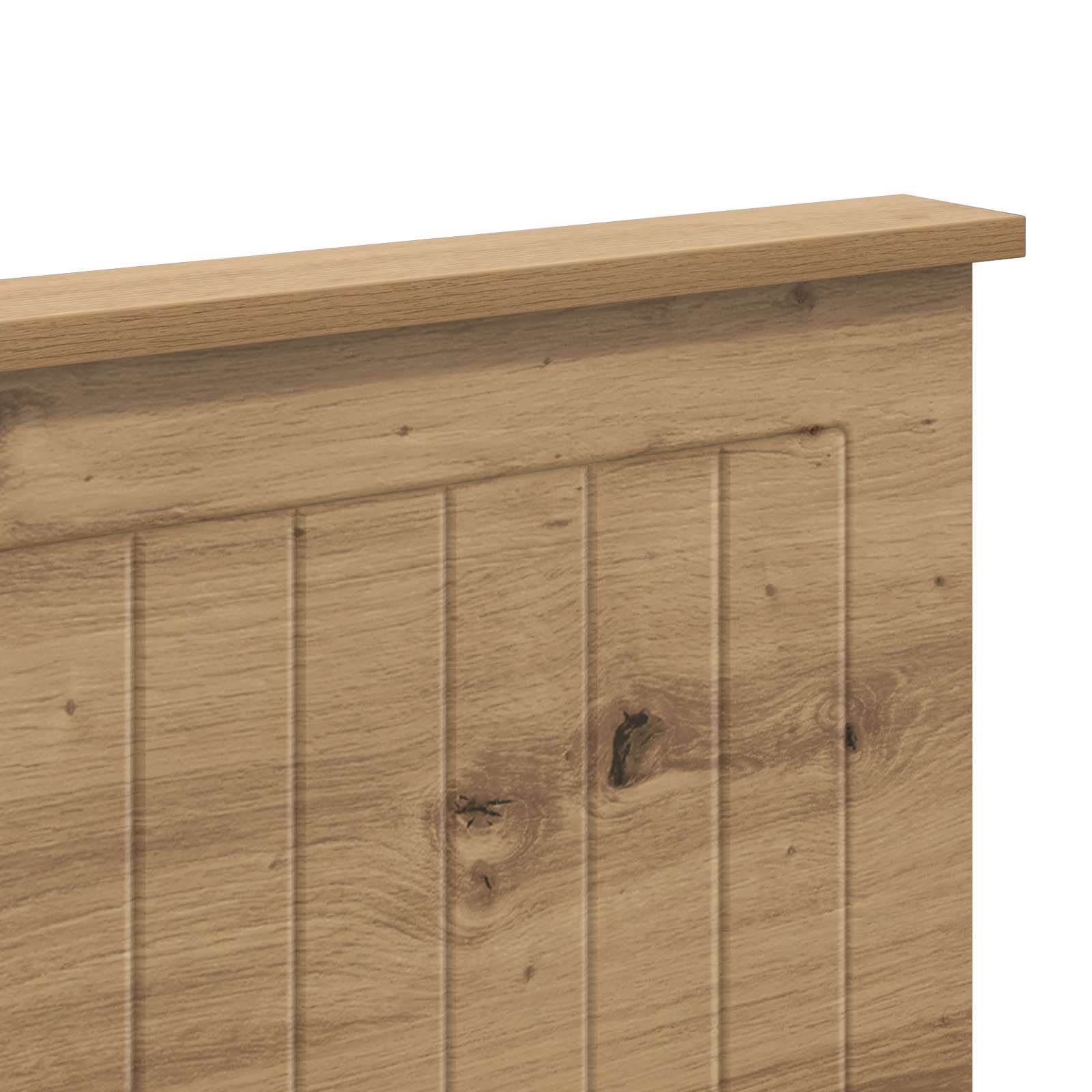 Kopfteil mit Kopfteil Artisan-Eiche 135 cm Holzwerkstoff