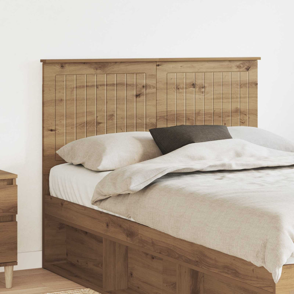 Kopfteil mit Kopfteil Artisan-Eiche 135 cm Holzwerkstoff