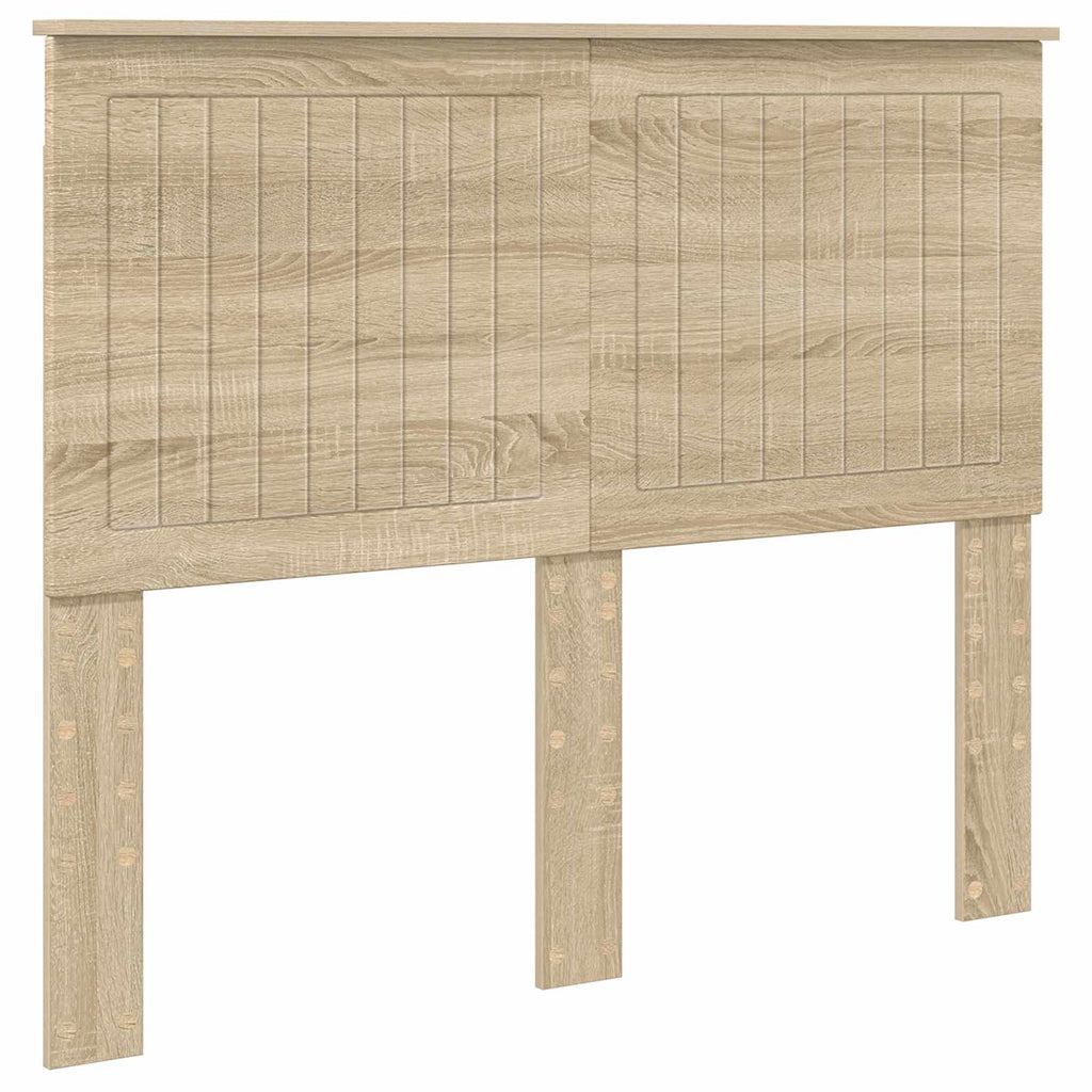 Kopfteil mit Kopfteil Sonoma-Eiche 120 cm Holzwerkstoff