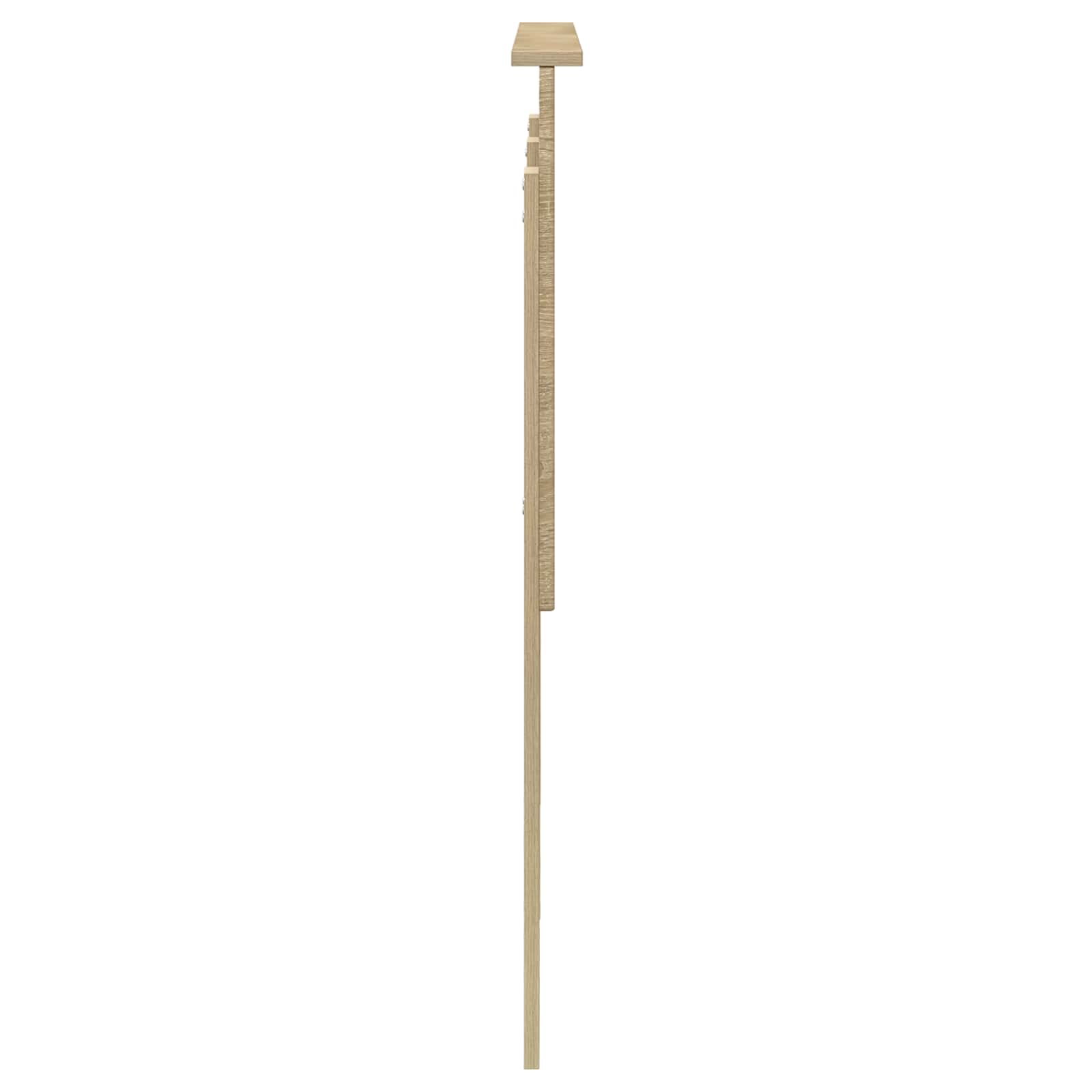 Kopfteil mit Kopfteil Sonoma-Eiche 120 cm Holzwerkstoff
