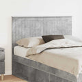 Kopfteil mit Kopfteil Beton Grau 120 cm Holzwerkstoff