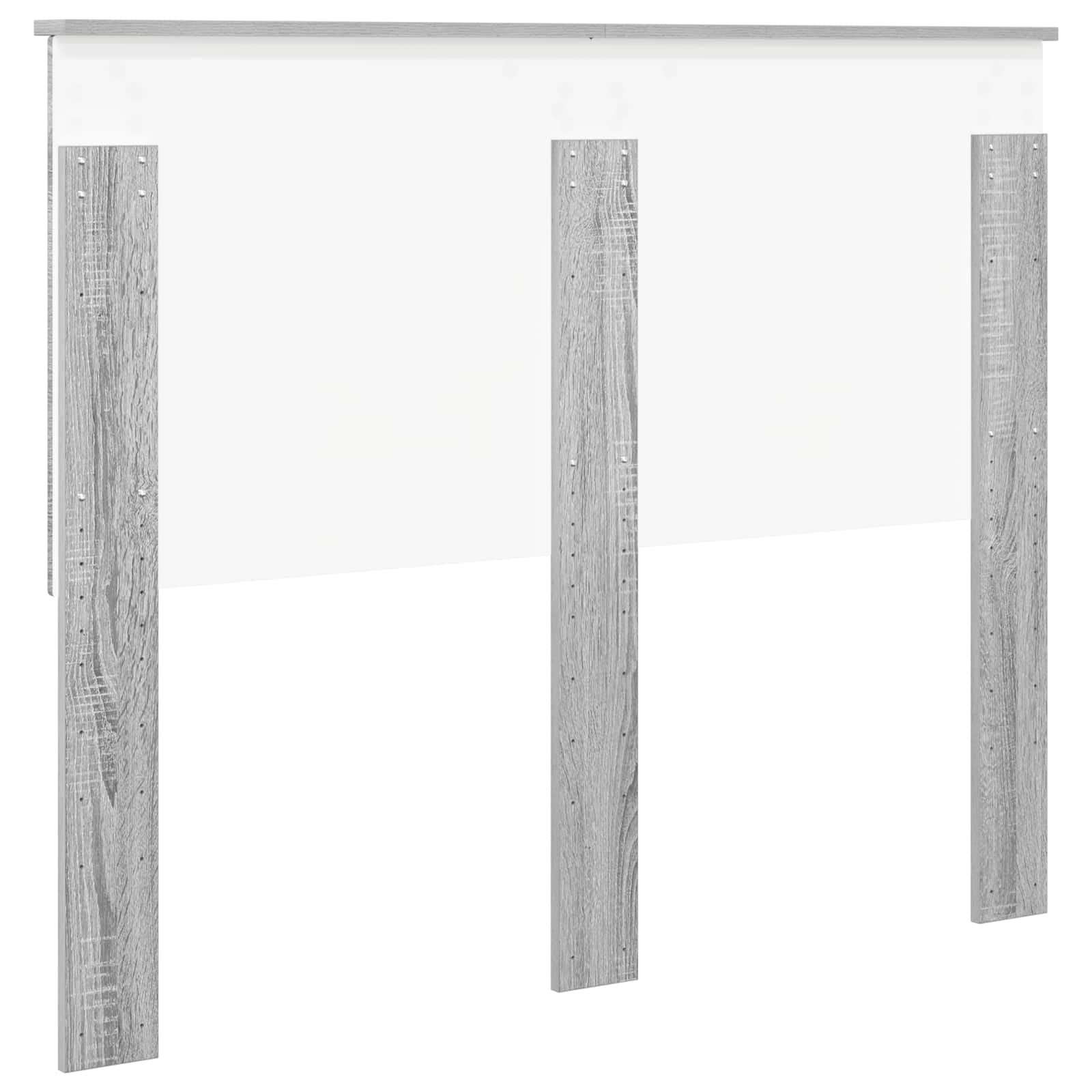 Kopfteil mit Kopfteil Graues Sonoma 120 cm Holzwerkstoff