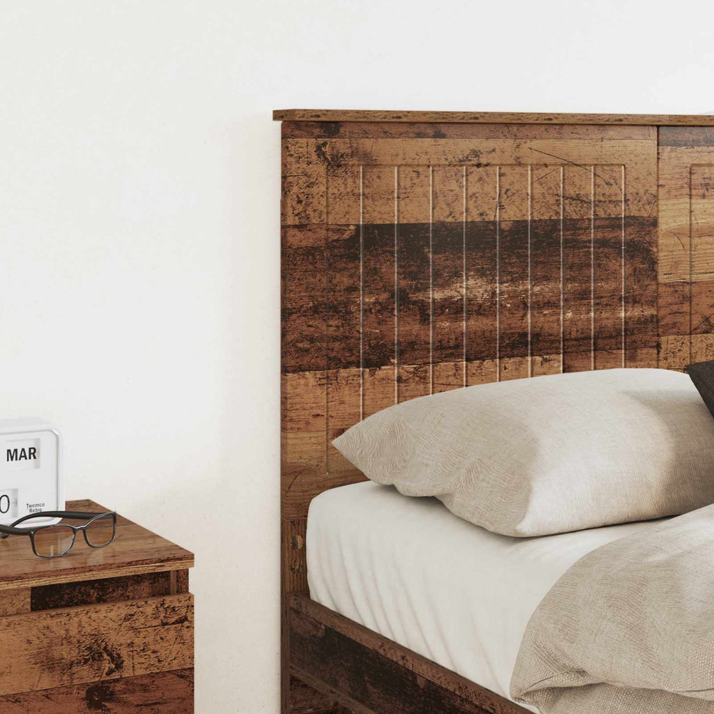 Kopfteil mit Kopfteil Altholz 120 cm Holzwerkstoff