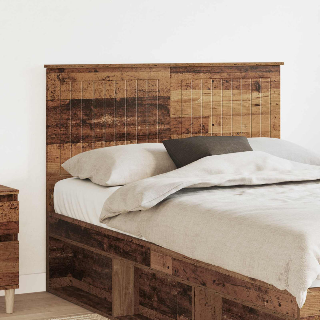 Kopfteil mit Kopfteil Altholz 120 cm Holzwerkstoff
