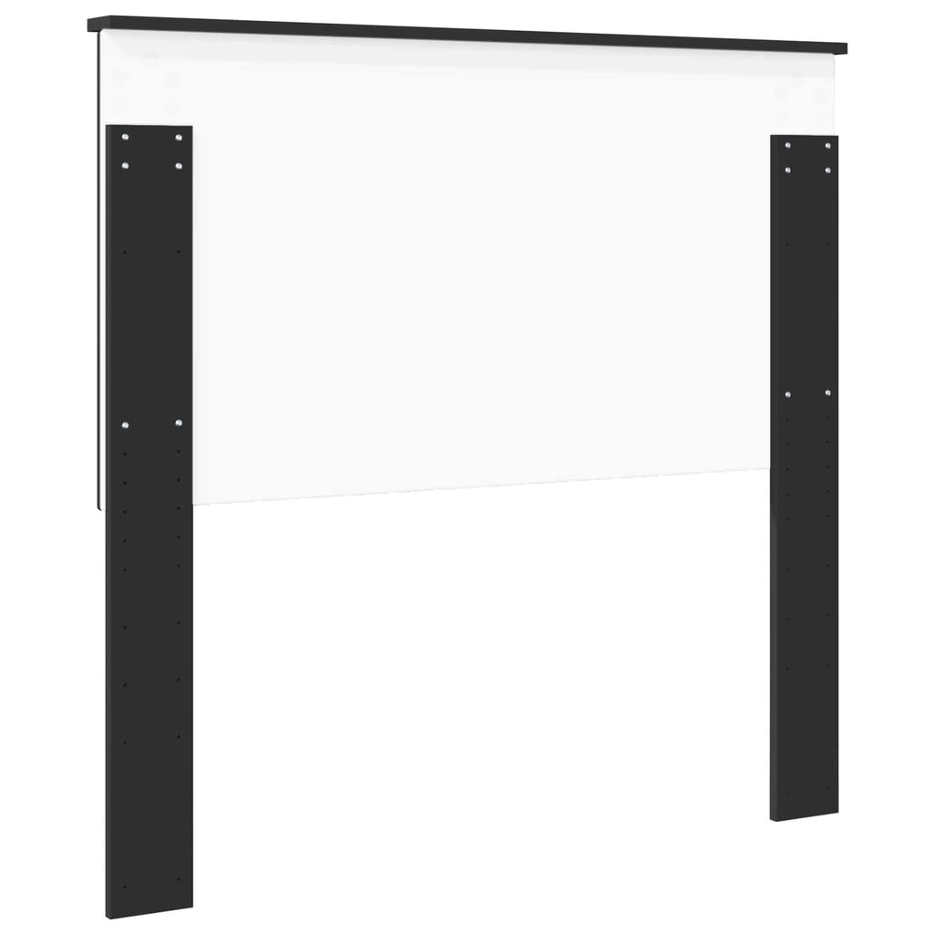 Kopfteil mit Kopfteil Schwarz Eichen-Optik 100 cm Holzwerkstoff