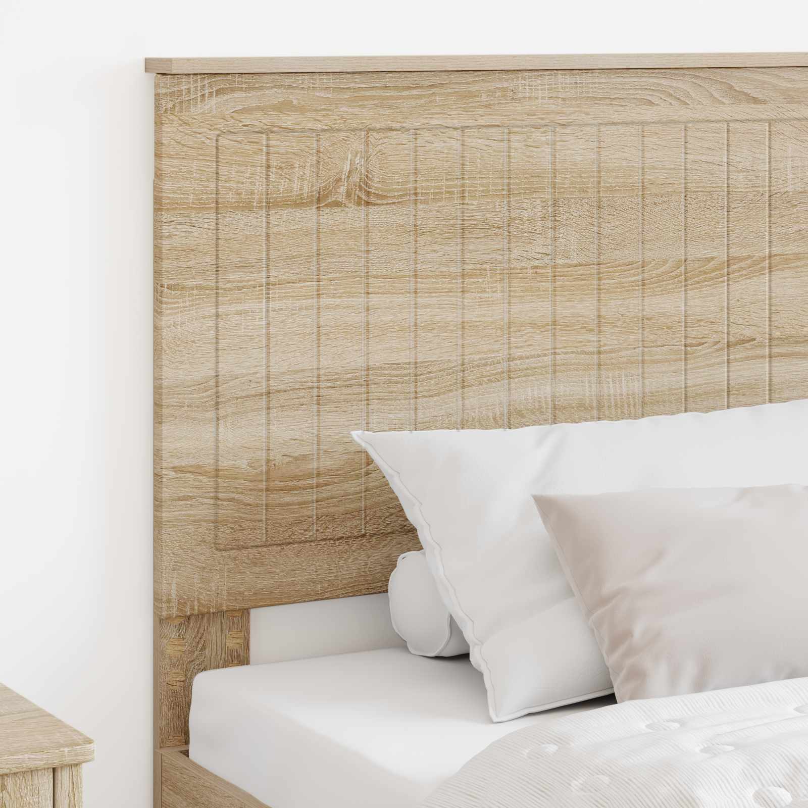 Kopfteil mit Kopfteil Sonoma-Eiche 100 cm Holzwerkstoff