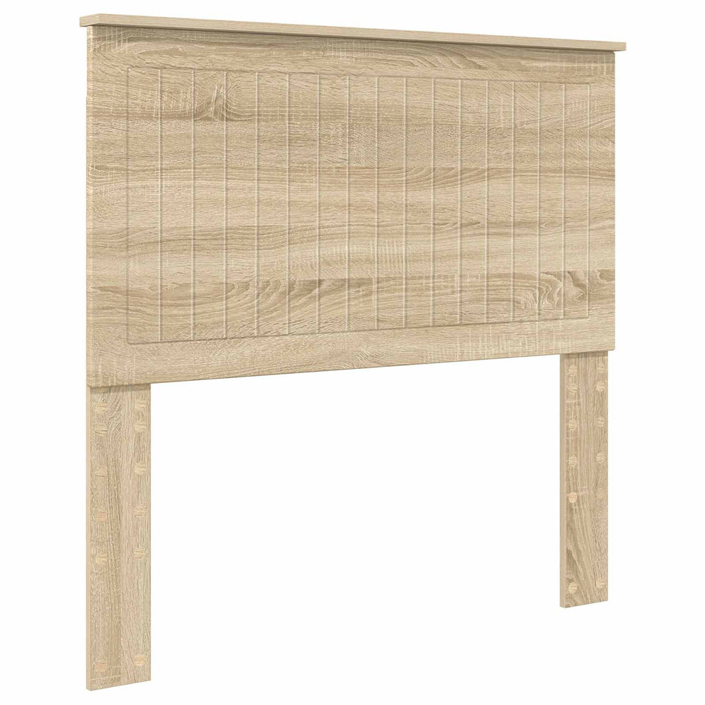 Kopfteil mit Kopfteil Sonoma-Eiche 100 cm Holzwerkstoff