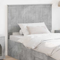Kopfteil mit Kopfteil Beton Grau 100 cm Holzwerkstoff