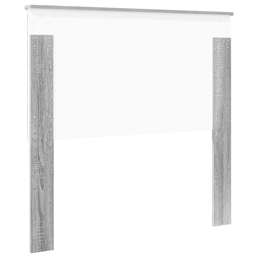 Kopfteil mit Kopfteil Graues Sonoma 100 cm Holzwerkstoff