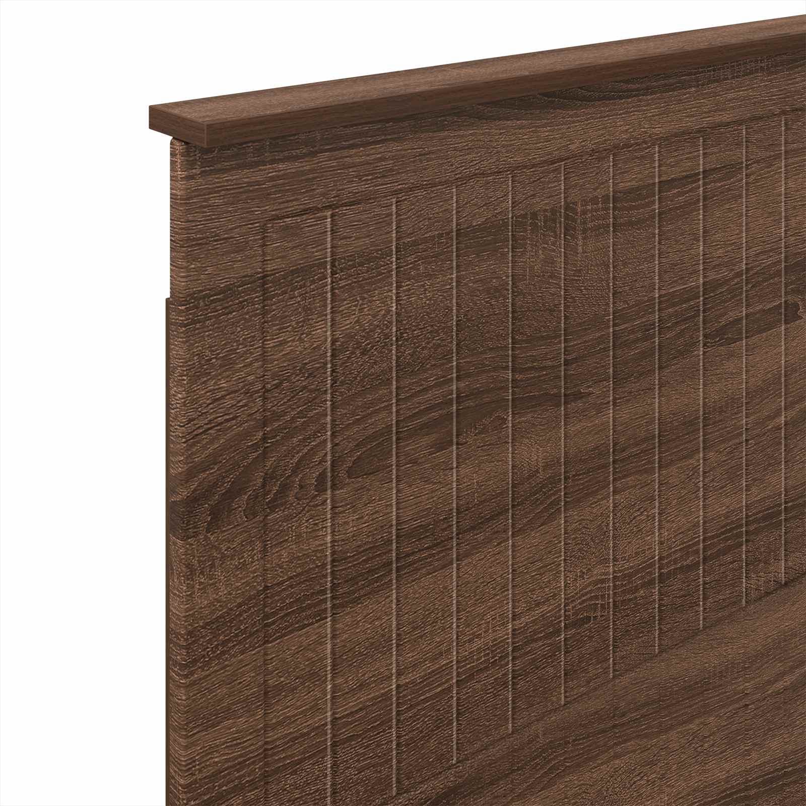 Kopfteil mit Kopfteil Braun Eichen-Optik 100 cm Holzwerkstoff