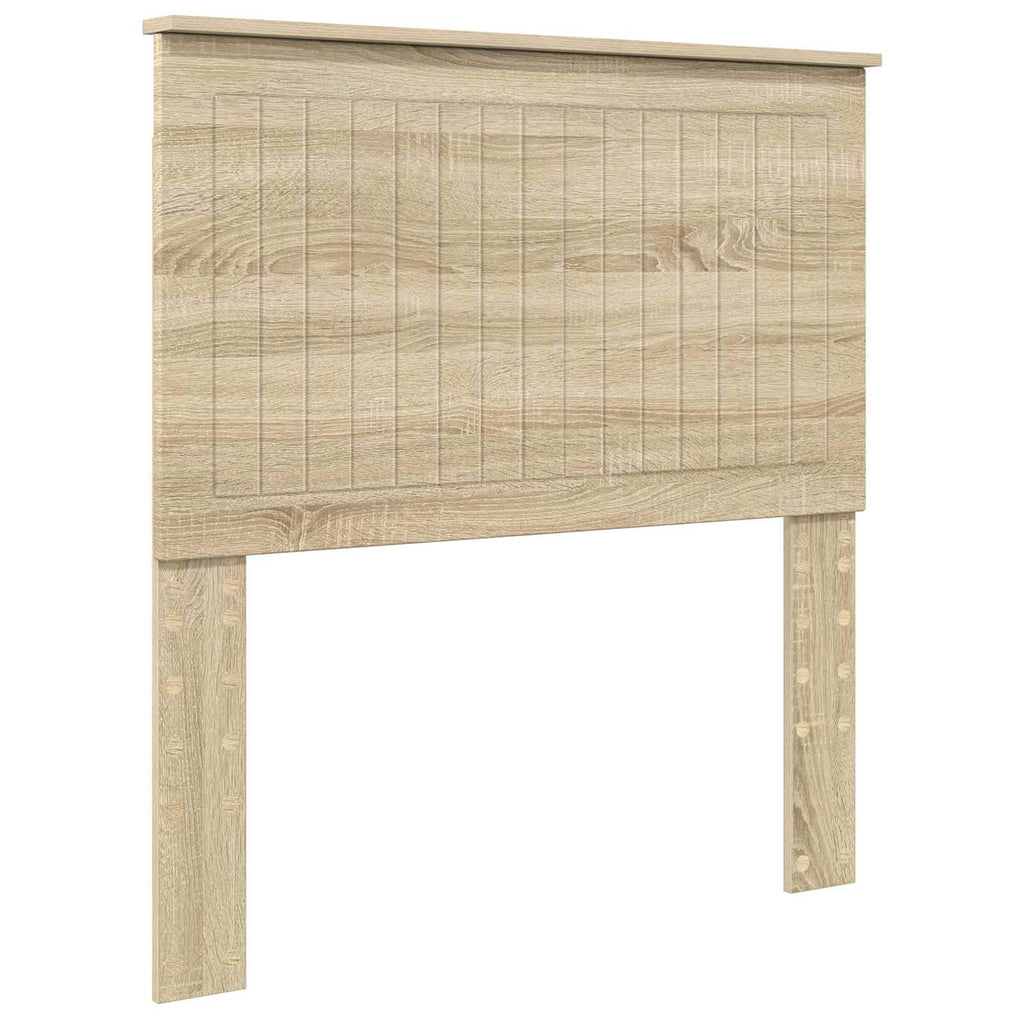Kopfteil mit Kopfteil Sonoma-Eiche 90 cm Holzwerkstoff