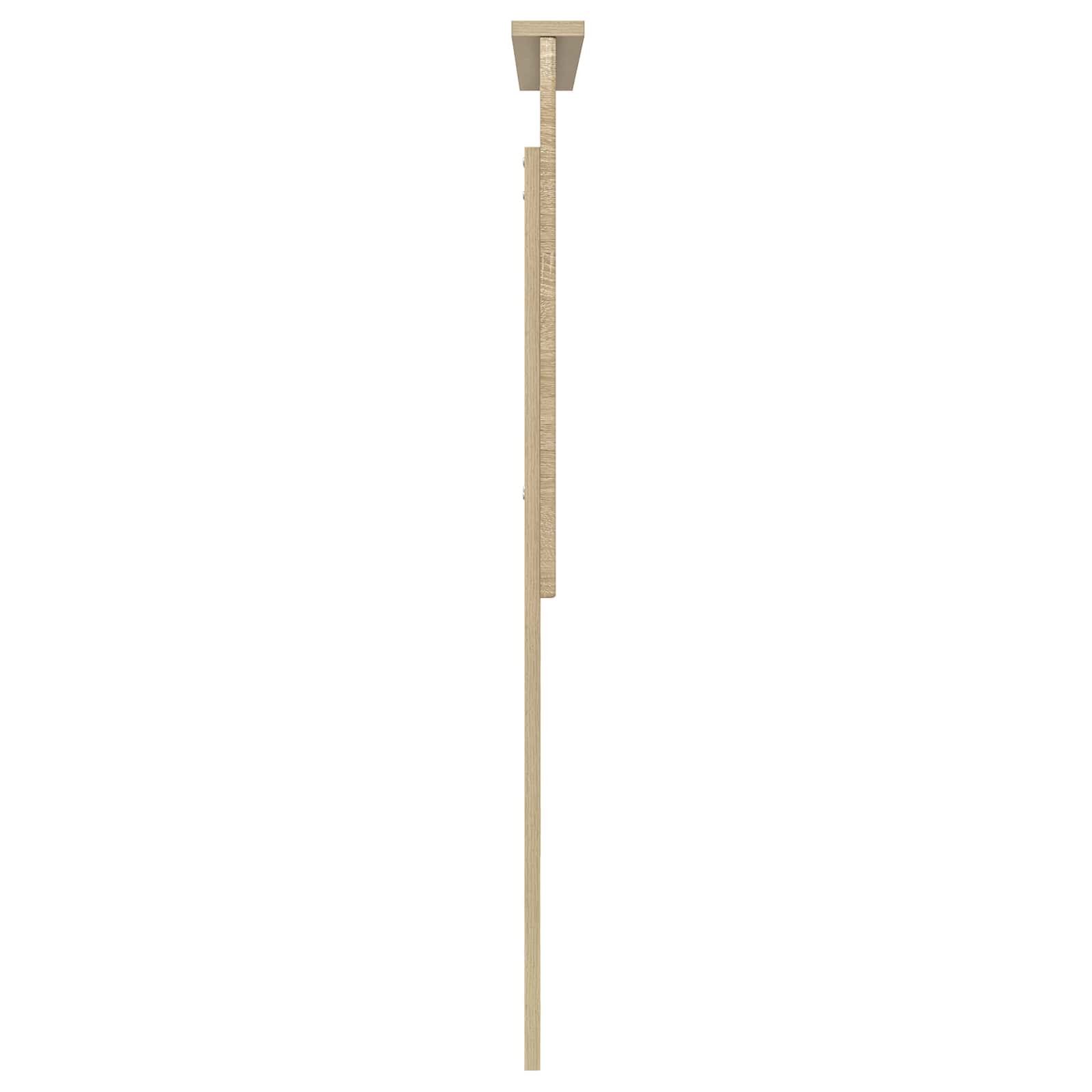 Kopfteil mit Kopfteil Sonoma-Eiche 90 cm Holzwerkstoff