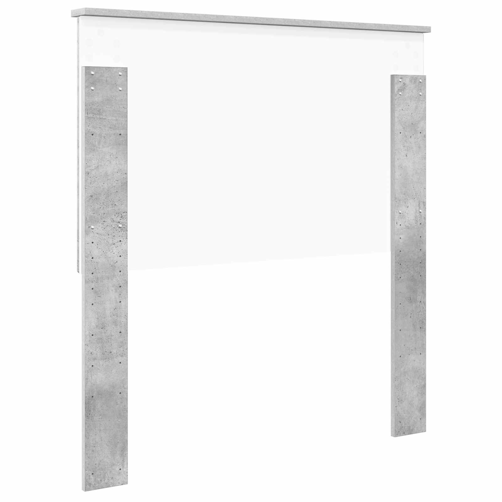 Kopfteil mit Kopfteil Beton Grau 90 cm Holzwerkstoff