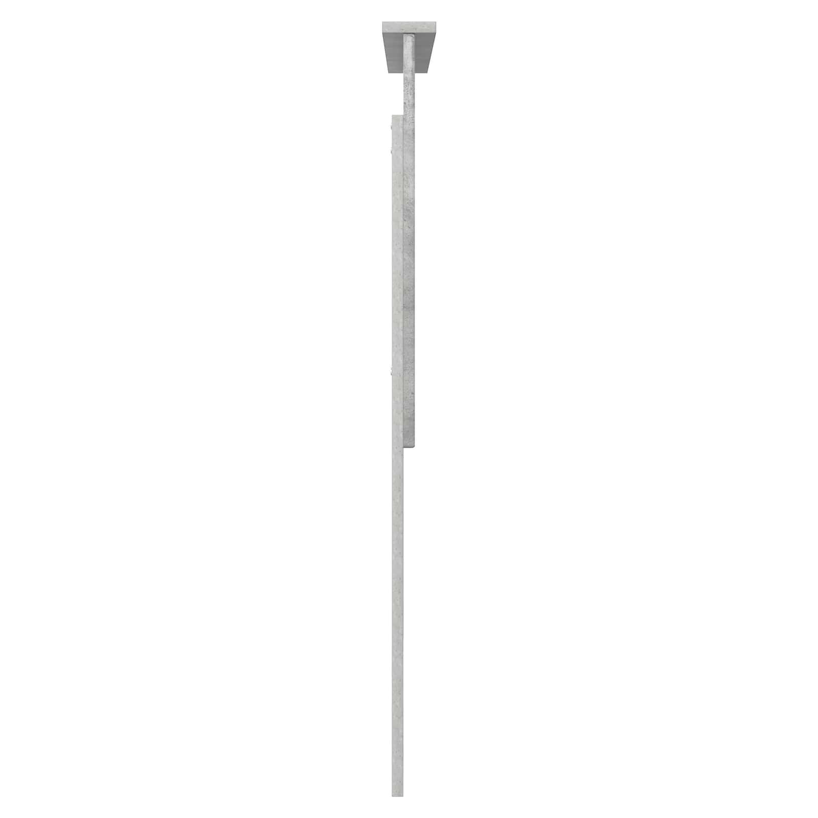 Kopfteil mit Kopfteil Beton Grau 90 cm Holzwerkstoff