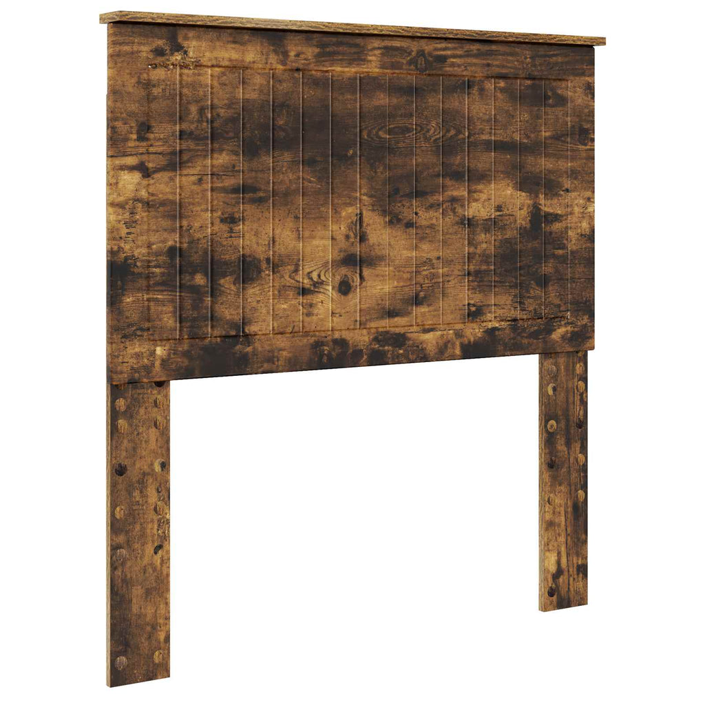 Kopfteil mit Kopfteil Geräucherte Eiche 90 cm Holzwerkstoff