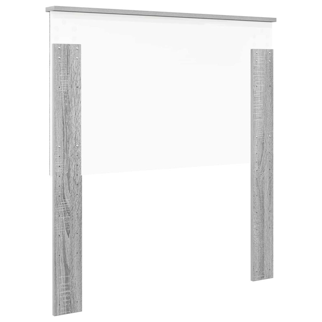 Kopfteil mit Kopfteil Graues Sonoma 90 cm Holzwerkstoff