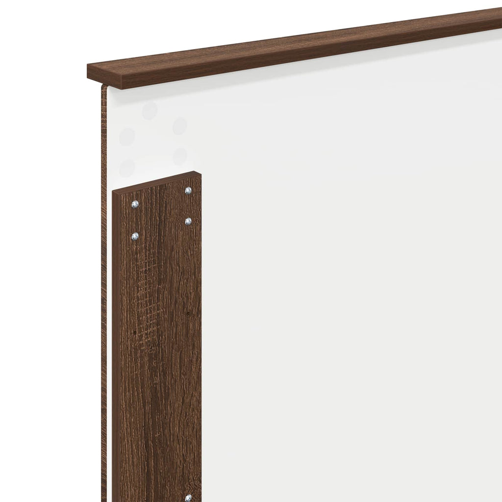 Kopfteil mit Kopfteil Braun Eichen-Optik 90 cm Holzwerkstoff