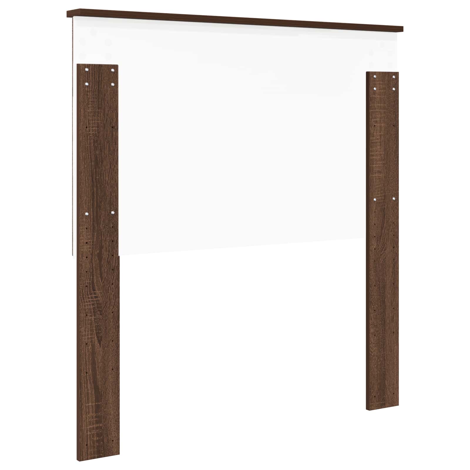 Kopfteil mit Kopfteil Braun Eichen-Optik 90 cm Holzwerkstoff