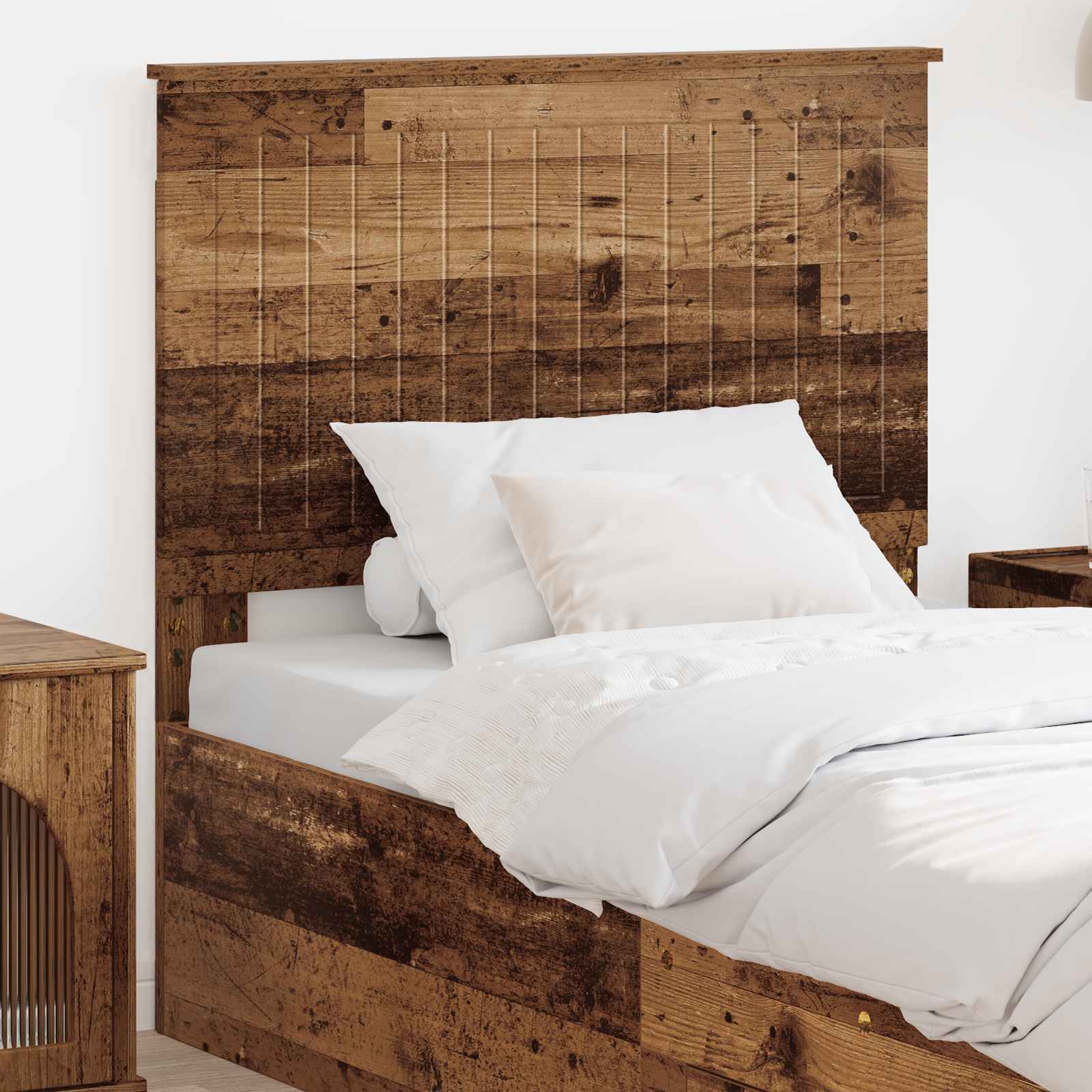 Kopfteil mit Kopfteil Altholz 90 cm Holzwerkstoff