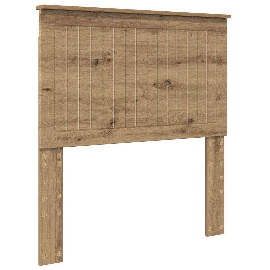 Kopfteil mit Kopfteil Artisan-Eiche 90 cm Holzwerkstoff