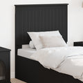 Kopfteil mit Kopfteil Schwarz Eichen-Optik 80 cm Holzwerkstoff