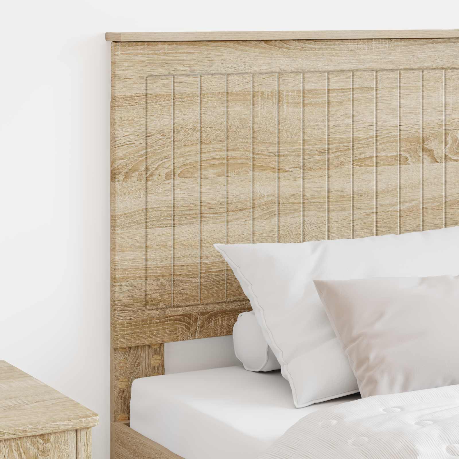 Kopfteil mit Kopfteil Sonoma-Eiche 80 cm Holzwerkstoff