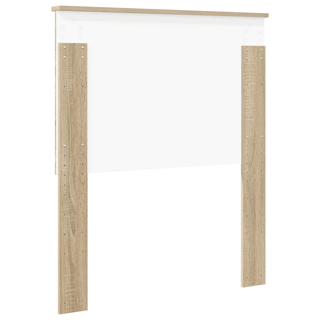 Kopfteil mit Kopfteil Sonoma-Eiche 80 cm Holzwerkstoff