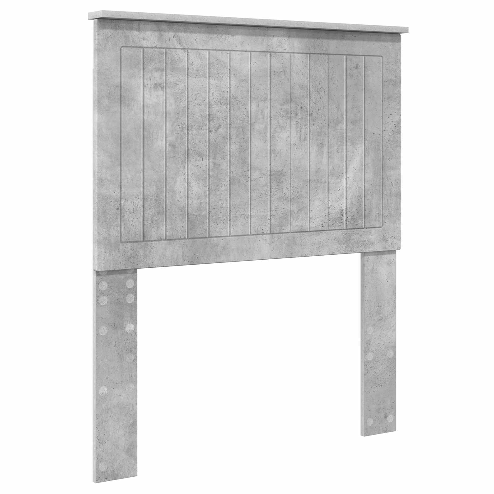 Kopfteil mit Kopfteil Beton Grau 80 cm Holzwerkstoff