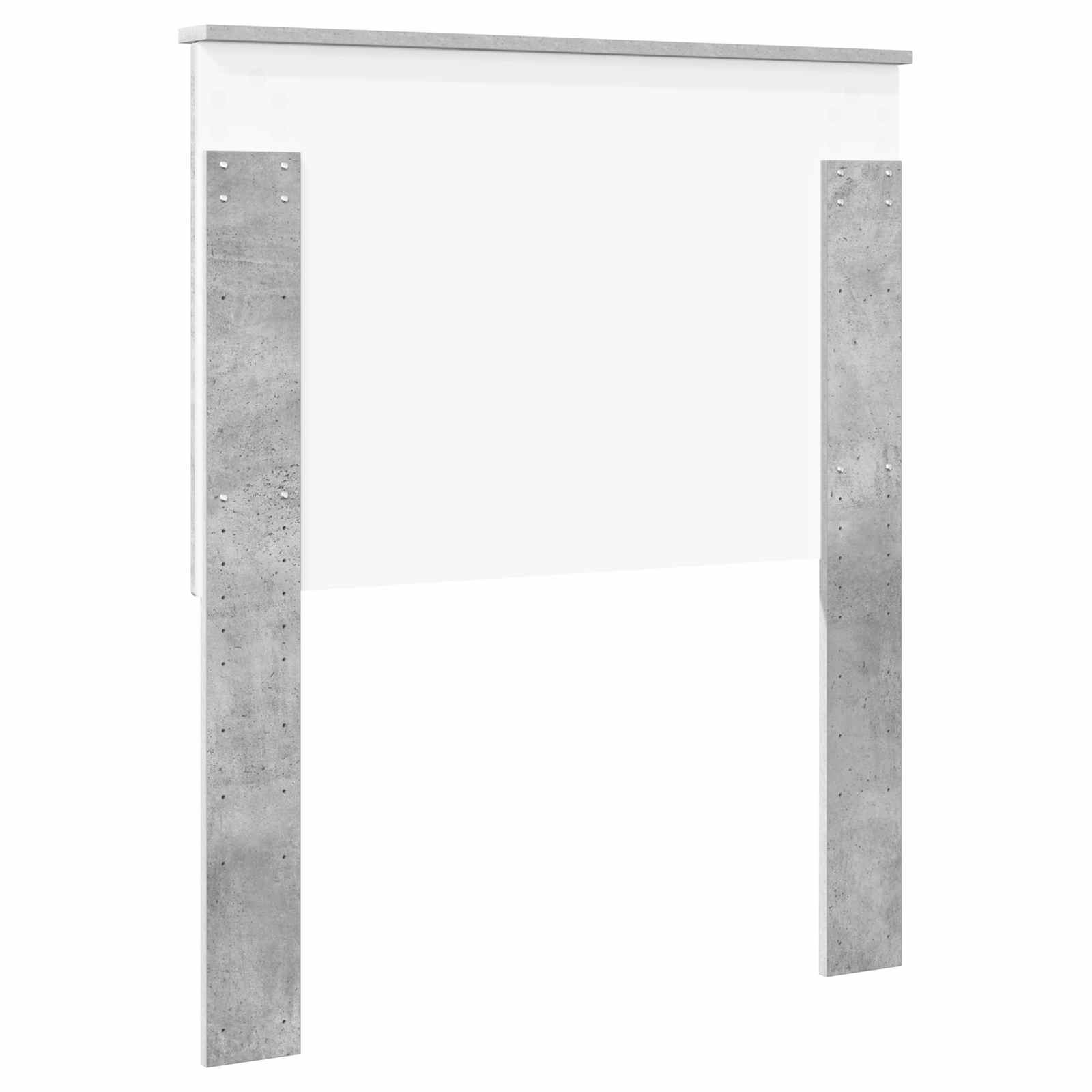 Kopfteil mit Kopfteil Beton Grau 80 cm Holzwerkstoff