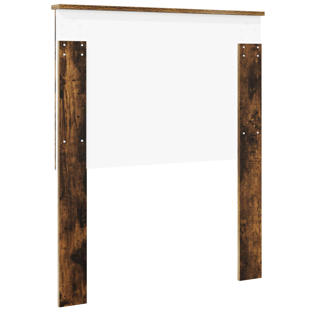 Kopfteil mit Kopfteil Geräucherte Eiche 80 cm Holzwerkstoff